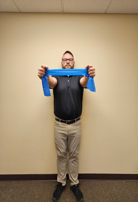 Scapular Push-up Plus 1 Visual of the exercise described